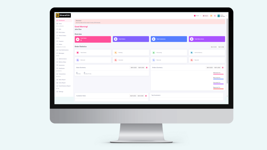 Online Food Ordering System for your Restaurant Business